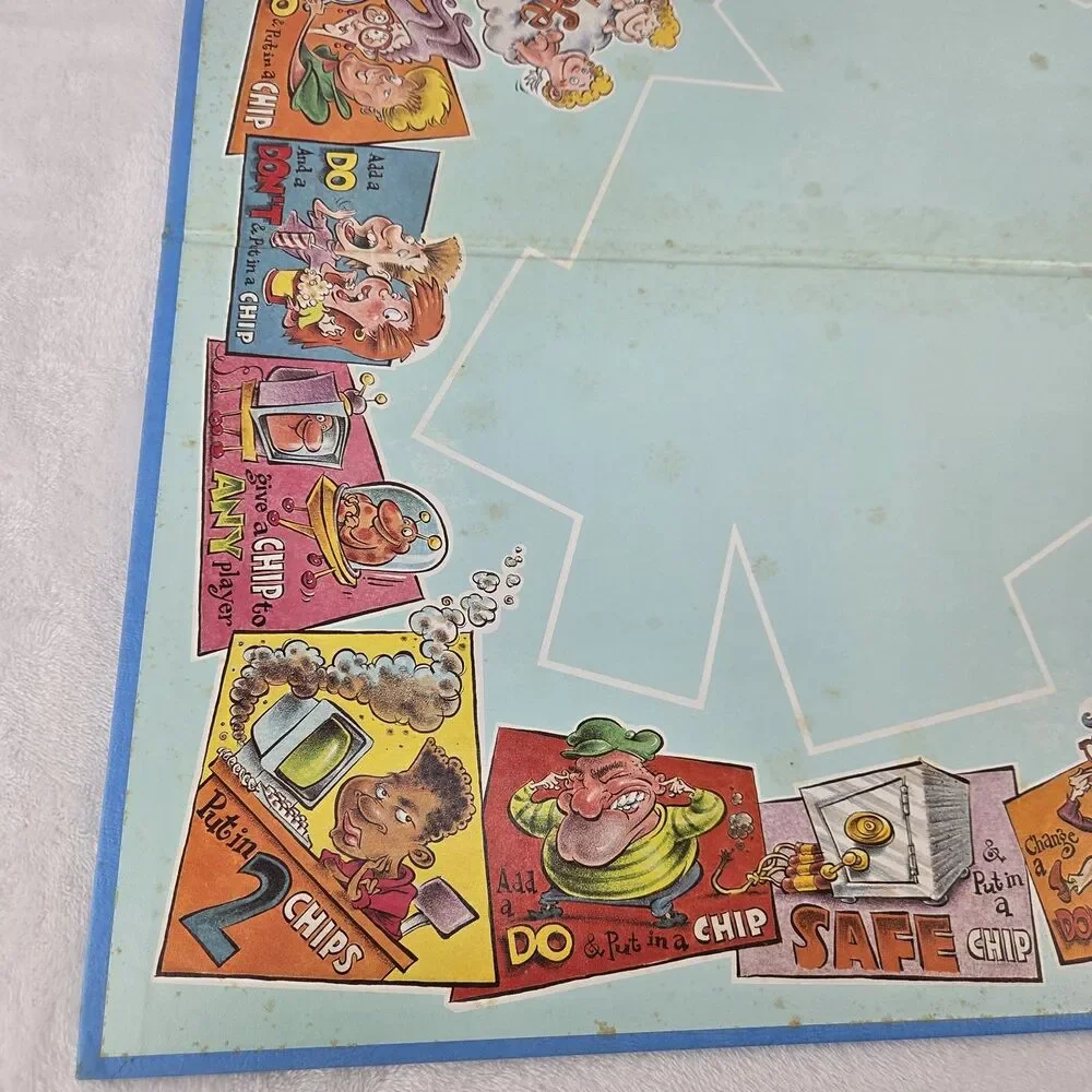 Vtg 1992 Parker Brothers Outta Control Board Game Complete Tested Working Buzzer